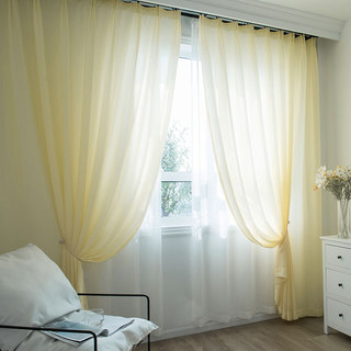 Satiny Touch Buttercup Yellow Sheer Curtain 5
